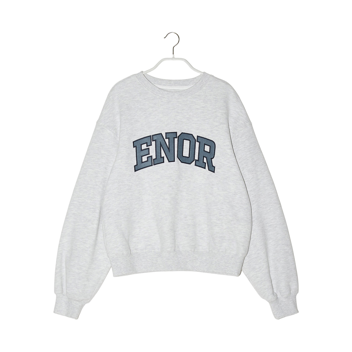엔오르 [코어] 우먼 엔오르 코어 스웻셔츠 라이트 그레이(Enor [Core] Women Enor Core Sweatshirt Light Grey)