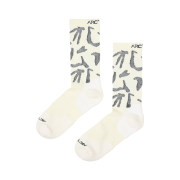 Arc'teryx Merino Wool Grotto Mid Sock White Black