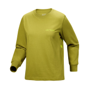 (W) Arc'teryx Kragg Cotton Bird Crew Neck Olive Moss Euphoria