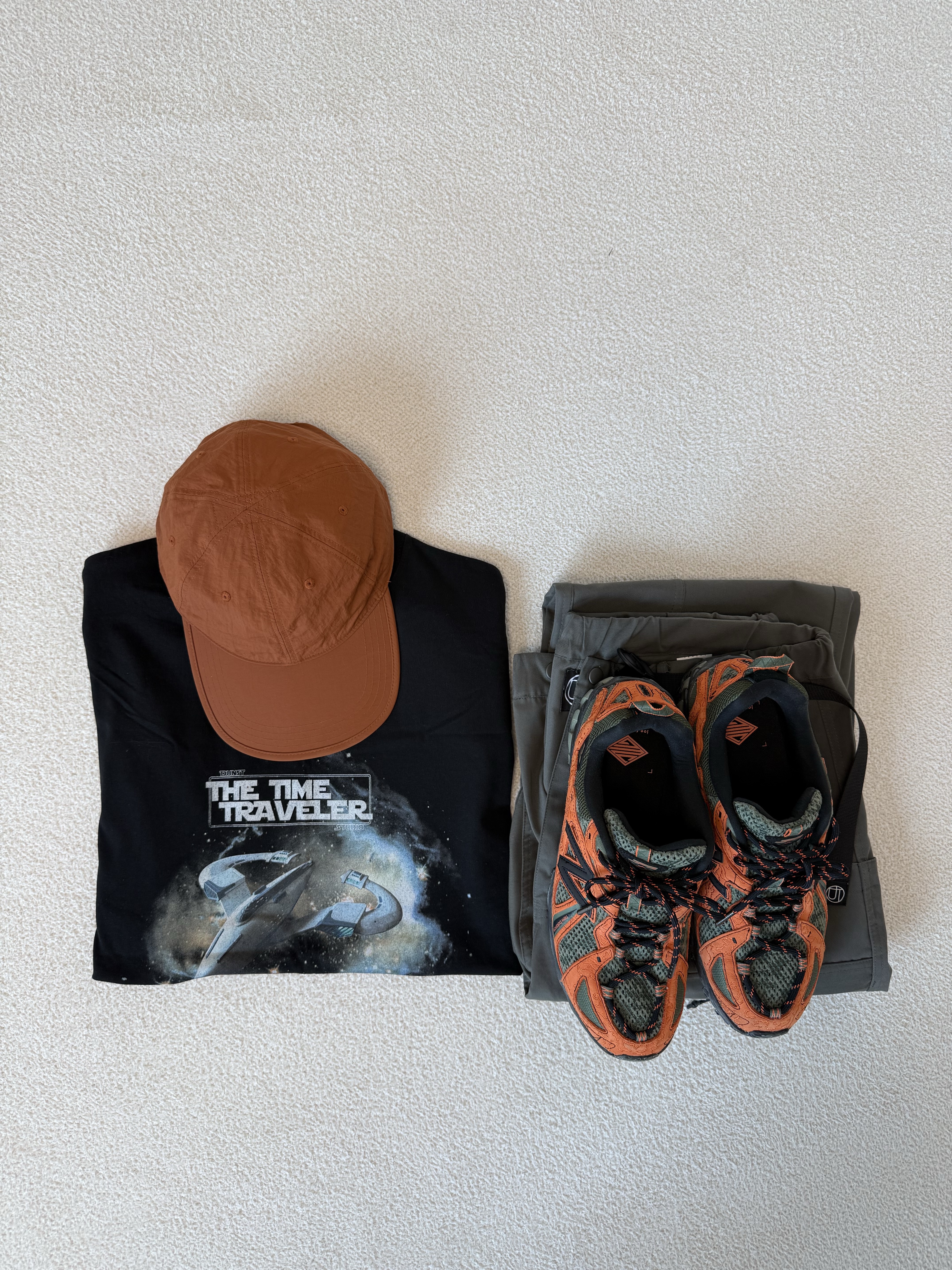 New Balance x Joe Freshgoods Beneath the Surface 610 Lil Swamps Orange 착용 스타일 - 1