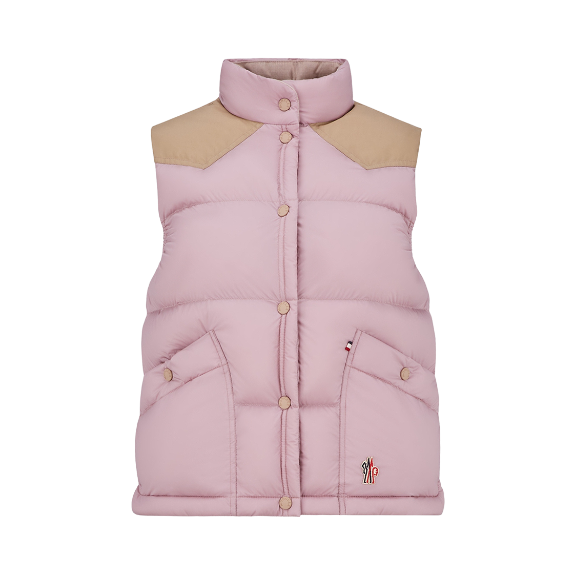 (W) 몽클레르 소라피스 다운 베스트 베이지 핑크 - 24SS((W) Moncler Sorapis Down Vest Beige Pink - 24SS)