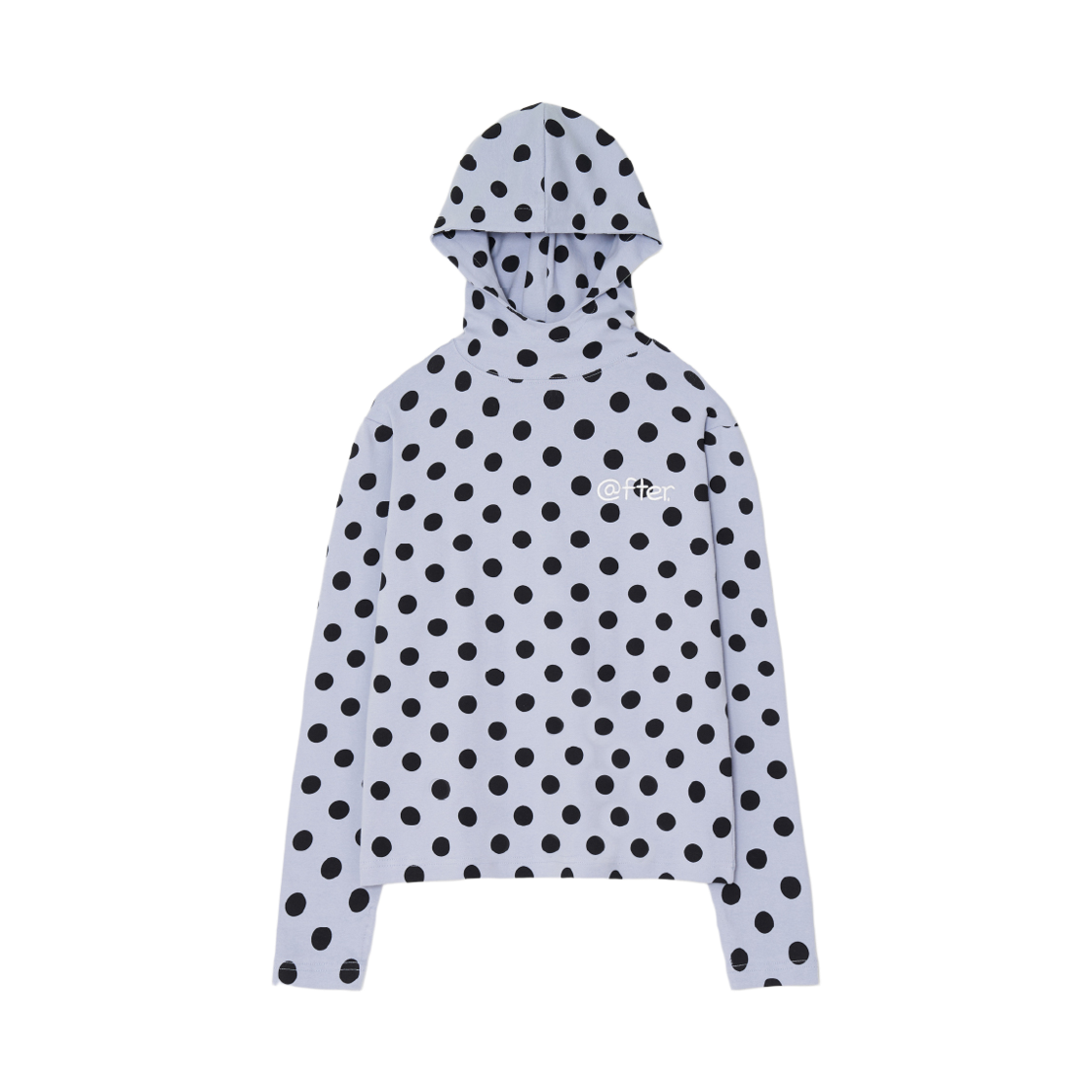 애프터누드 도트 후디 스카이(Afternude Dot Hoodie Sky)