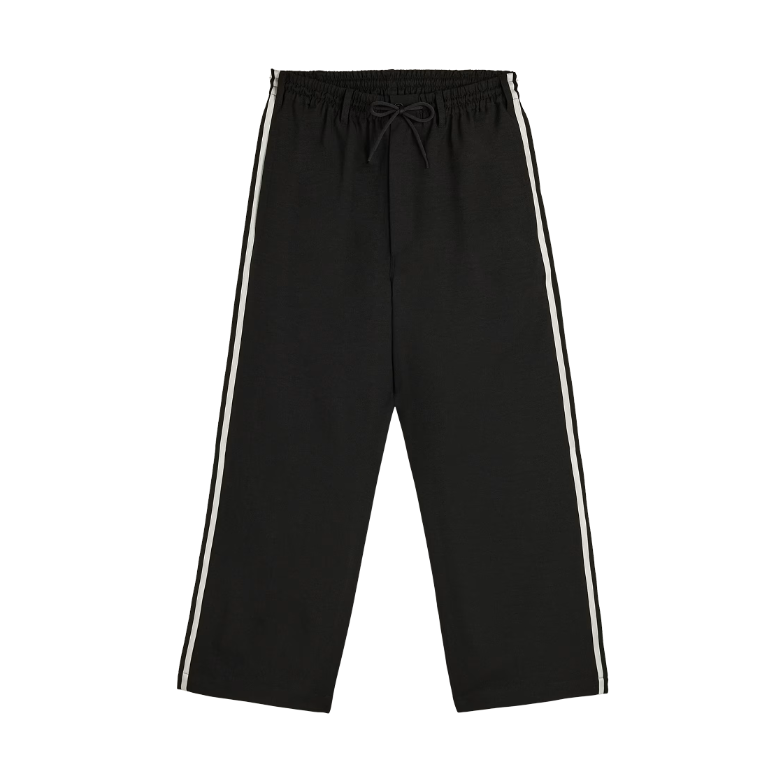 JW7353 Y-3 Sport Uniform 3-Stripes Pants Black