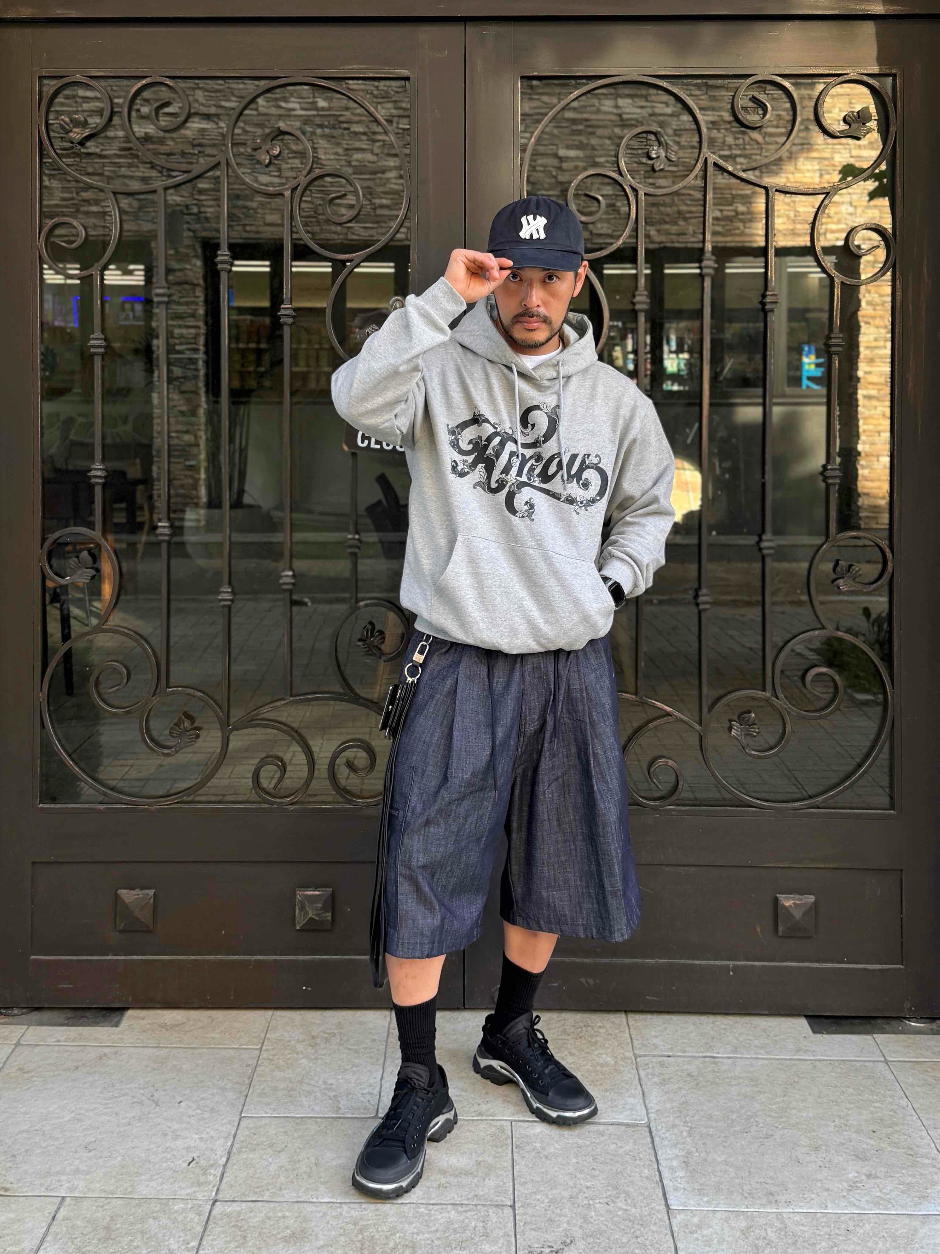 [더블적립]Farfromwhat Far Patch Logo Cap Brown, [더블적립]Farfromwhat Far Patch Logo Cap Navy 착용 스타일 - 1