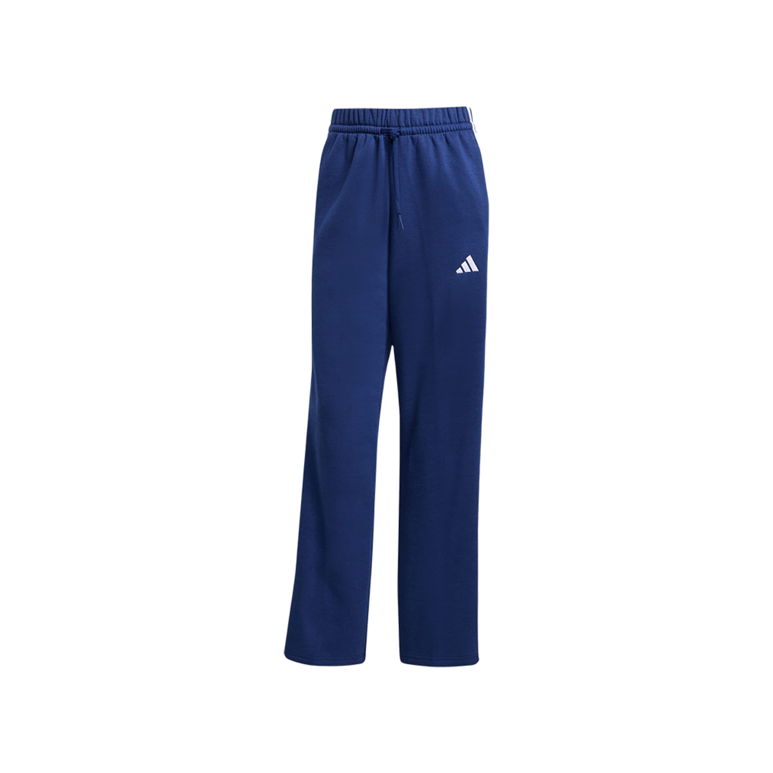JX1280 (W) Adidas Essentials 3S Openhem French Terry Pants Dark Blue White - KR Sizing