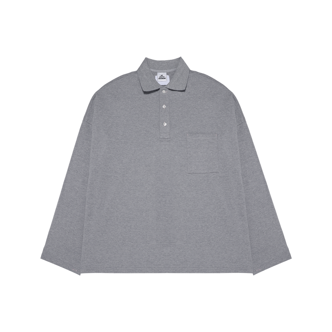 [KREAM 단독] 카미엔 x 엠제이디 오버사이즈드 폴로 그레이([KREAM Exclusive] Kamien x MJD Oversized Polo Gray)