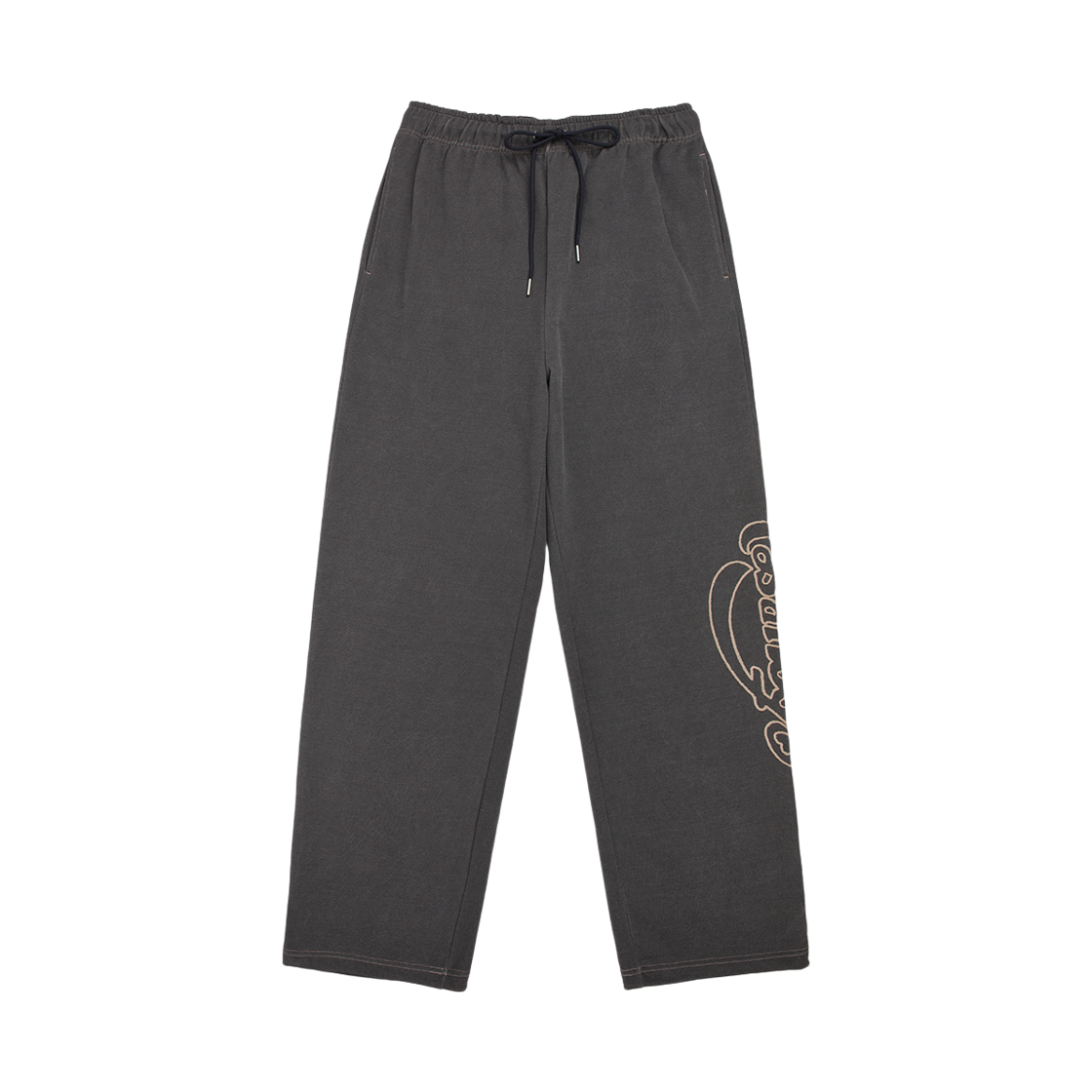 오브콜스와이낫 하아트펠트 피그먼트 스웨트 팬츠_브라운(ofcoursewhynot Heartfelt Pg Sweat Pants_Brown)