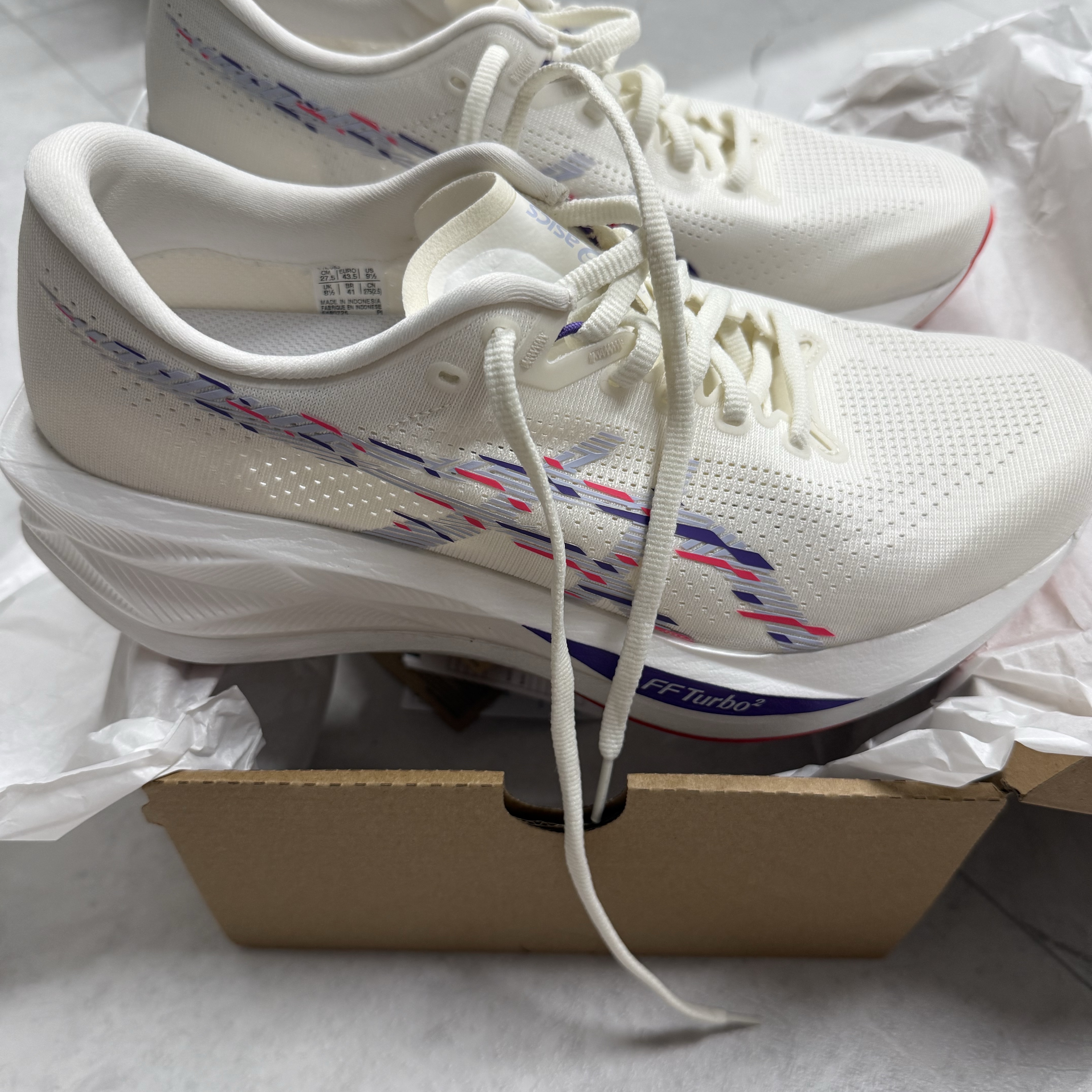 Asics Sonicblast Cream Blue Fade 착용 스타일 - 2