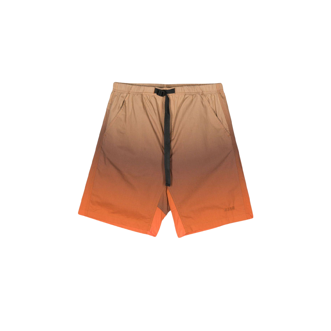 3640MB03X-247059-23 MSGM Poplin Bermuda Shorts Beige Orange