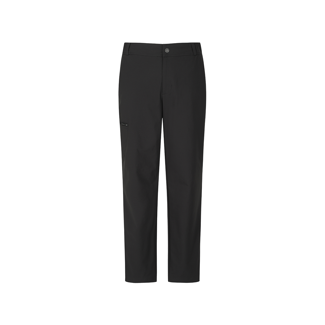 QQ323EPT91_BLK0 le coq sportif Uni Regular Fit Nylon Span Pants Black