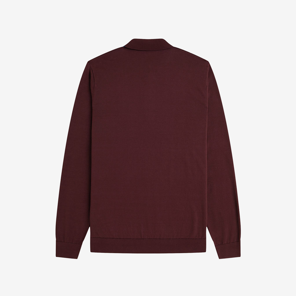 프레드 페리 아가일 롱슬리브 니트 셔츠 옥스블러드(Fred Perry Argyle L S Knitted Shirt Oxblood) - 6