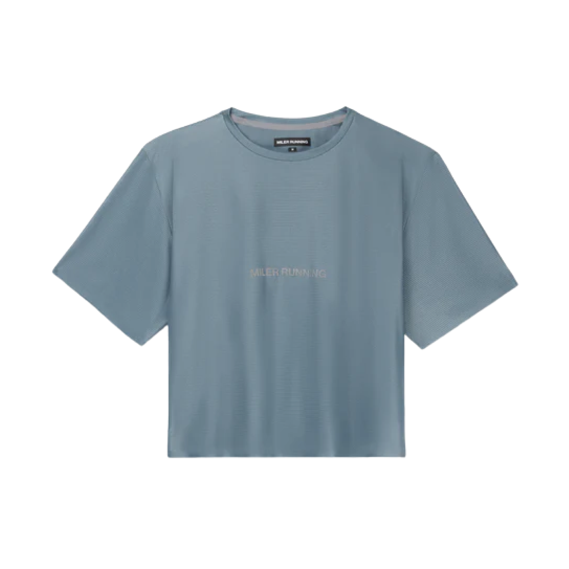 마일러 러닝 베이스 러닝 크롭 숏슬리브 티셔츠 블루스톤(Miler Running Base Running Cropped SS T-Shirt Bluestone)