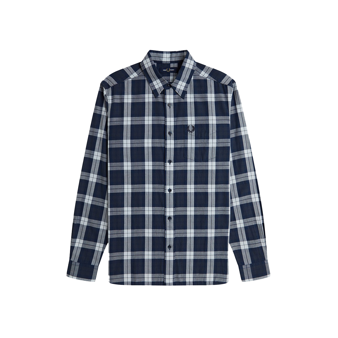 프레드 페리 타탄 트윌 셔츠 다크 에어포스(Fred Perry Tartan Twill Shirt Dark Airforce) - 1