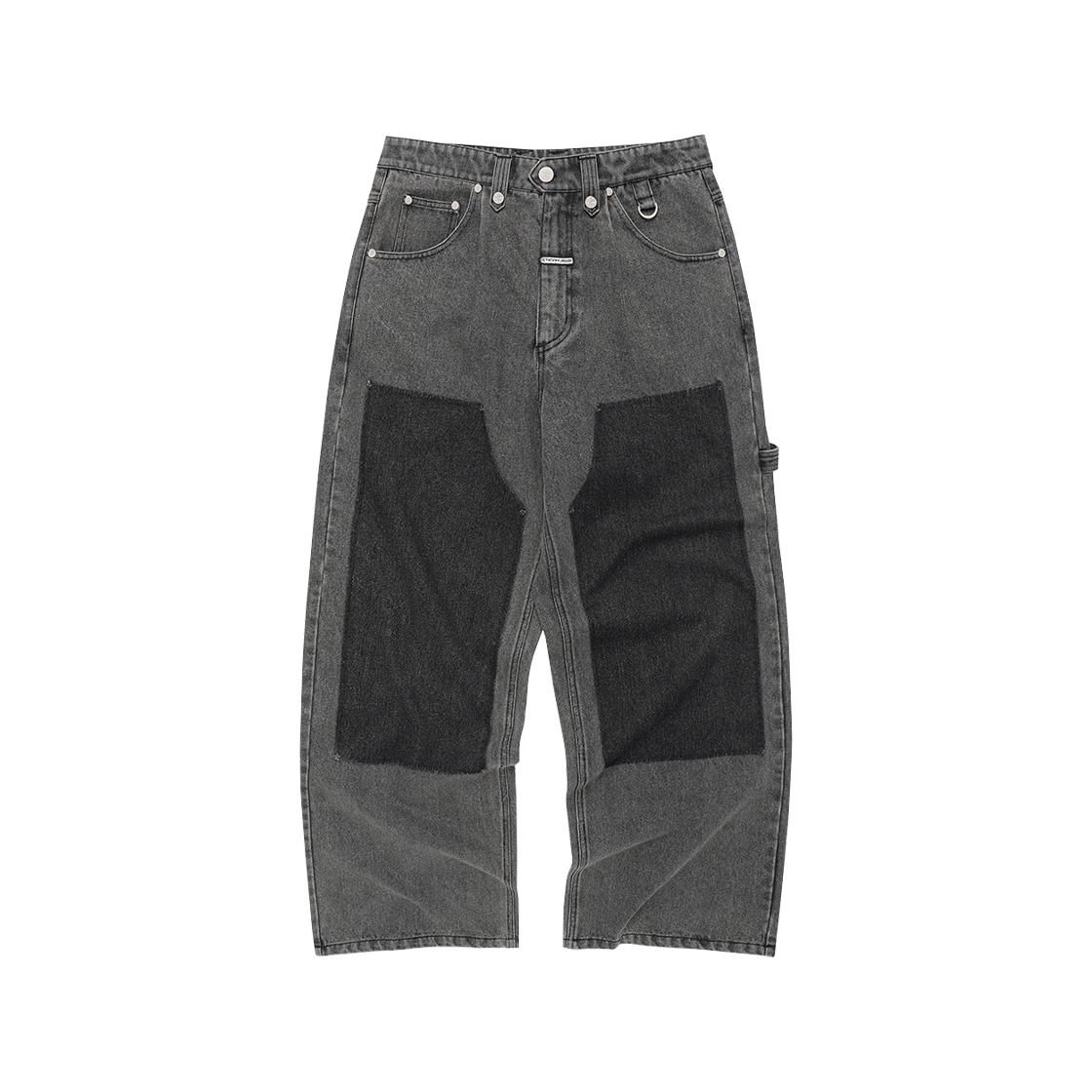 VH2FSUD110ABK Thevinylhouse Double Knee Denim Pants Black