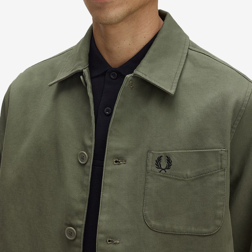 프레드페리 베드포드 코듀로이 오버셔츠 로렐리스그린(Fred Perry Bedford Cord Overshirt Laurel Wreath Green) - 5