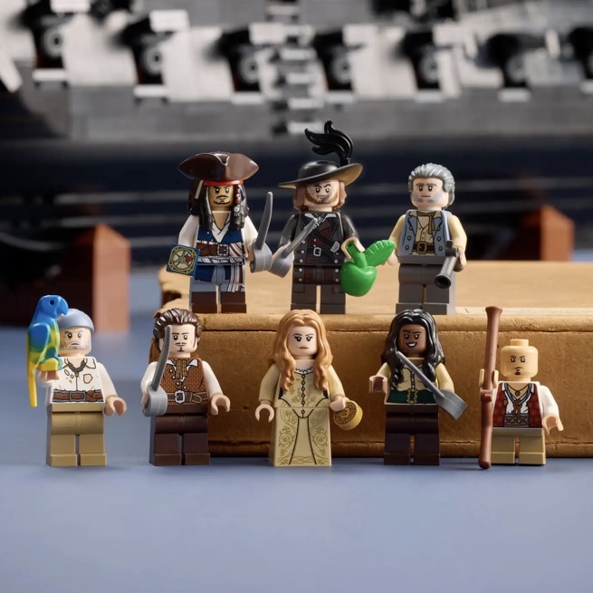 Lego Icons Captain Jack Sparrow's Pirate Ship 착용 스타일 - 6