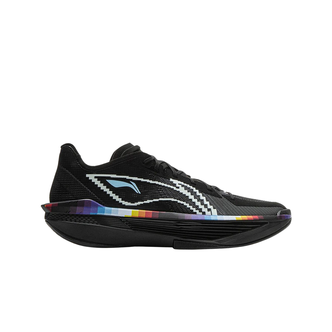 리닝 울트라 라이트 2025 픽셀 블랙 라이트 블루(LiNing Ultra Light 2025 Pixel Black Light Blue)