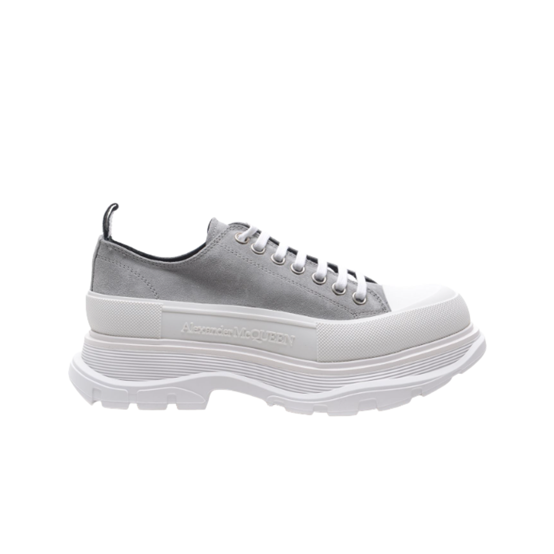 알렉산더 맥퀸 트레드 슬릭 스니커즈 화이트 그레이(Alexander McQueen Tread Slick Sneakers White Grey)