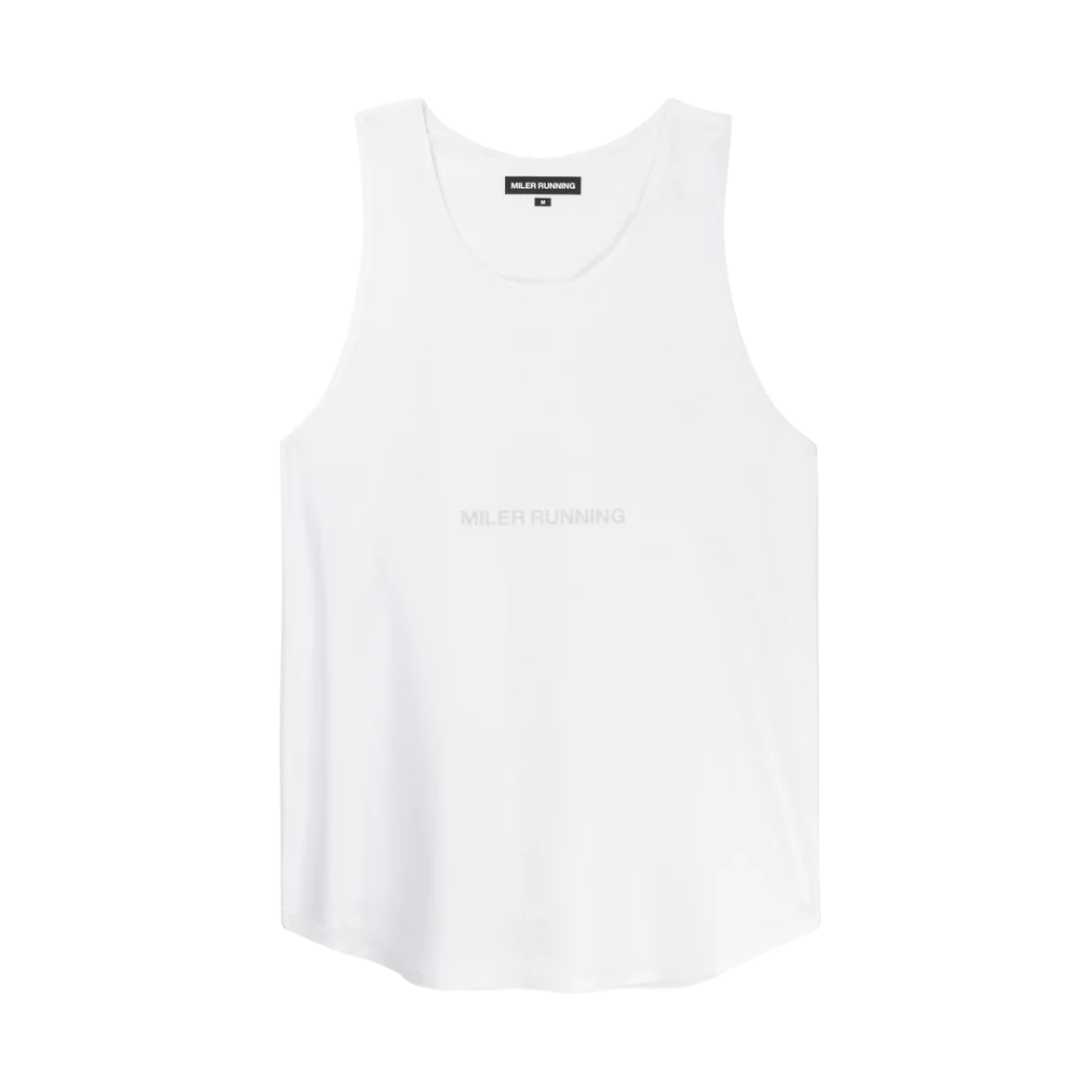 마일러 러닝 베이스 러닝 싱글렛 화이트(Miler Running Base Running Singlet White)
