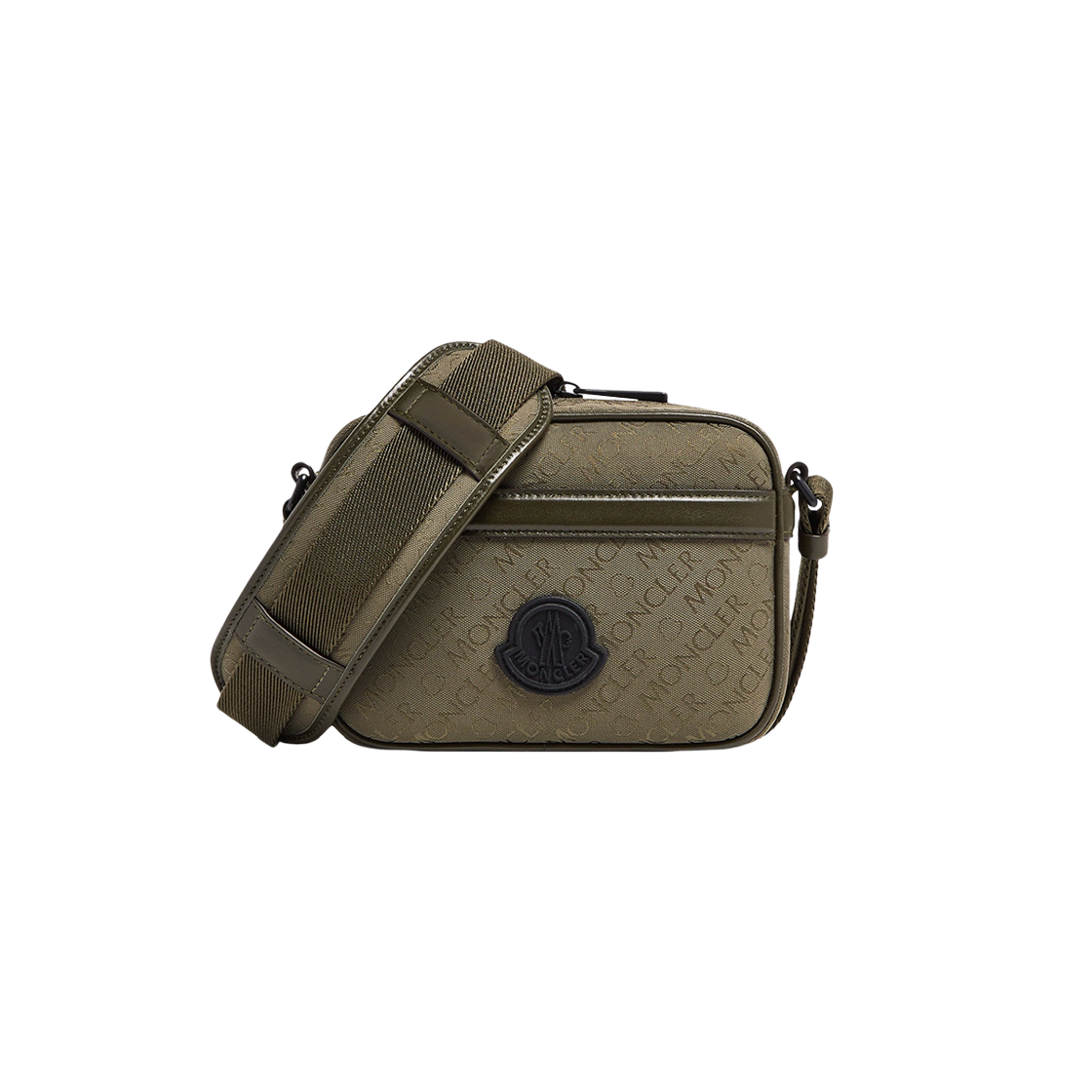J1-09A-5L00008-M2155-F83 Moncler Tech Crossbody Bag Dark Green - 24SS