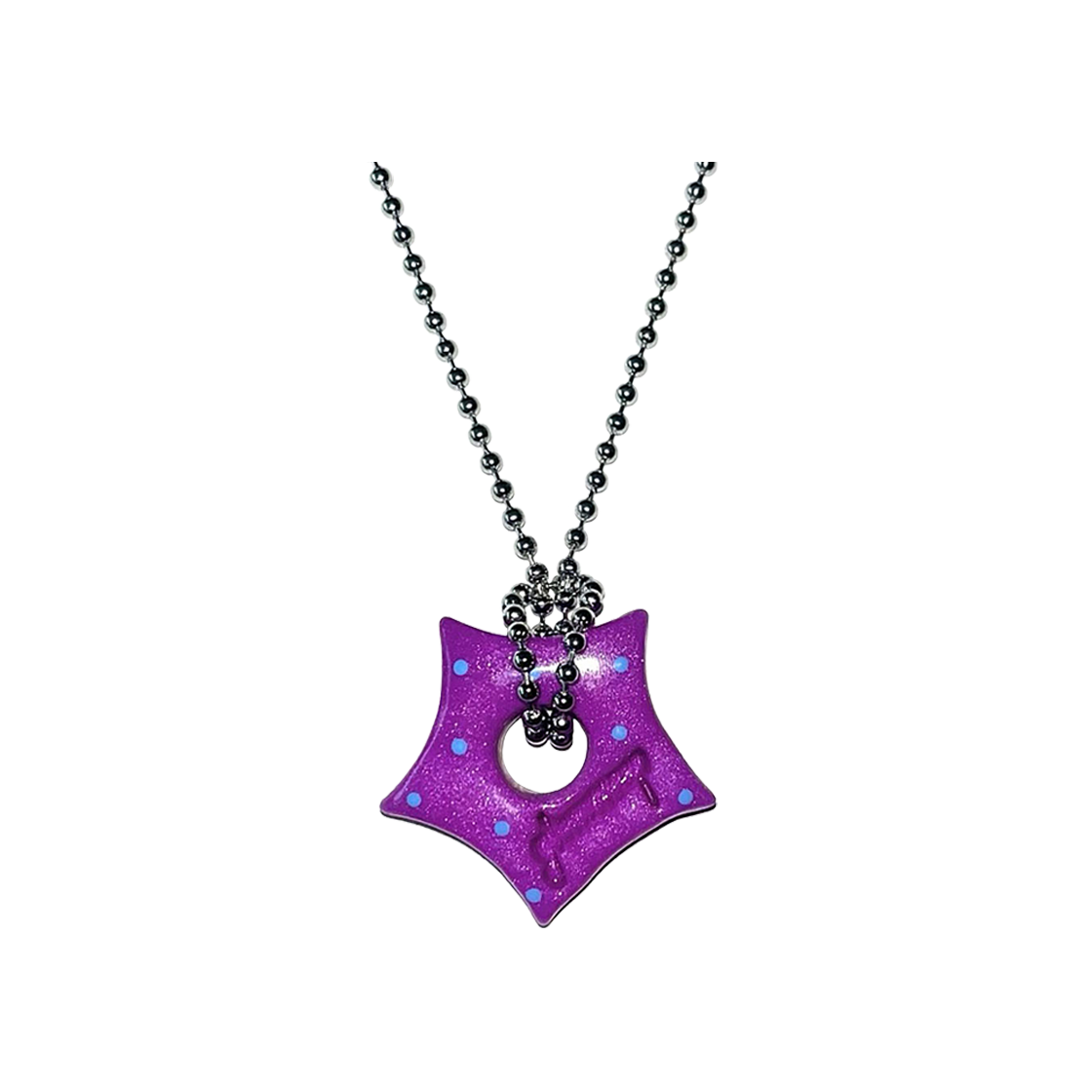 글리밉 글리밍 스타 도트 넥클리스 퍼플(Gleameep Gleaming Star Dot Necklace Purple)