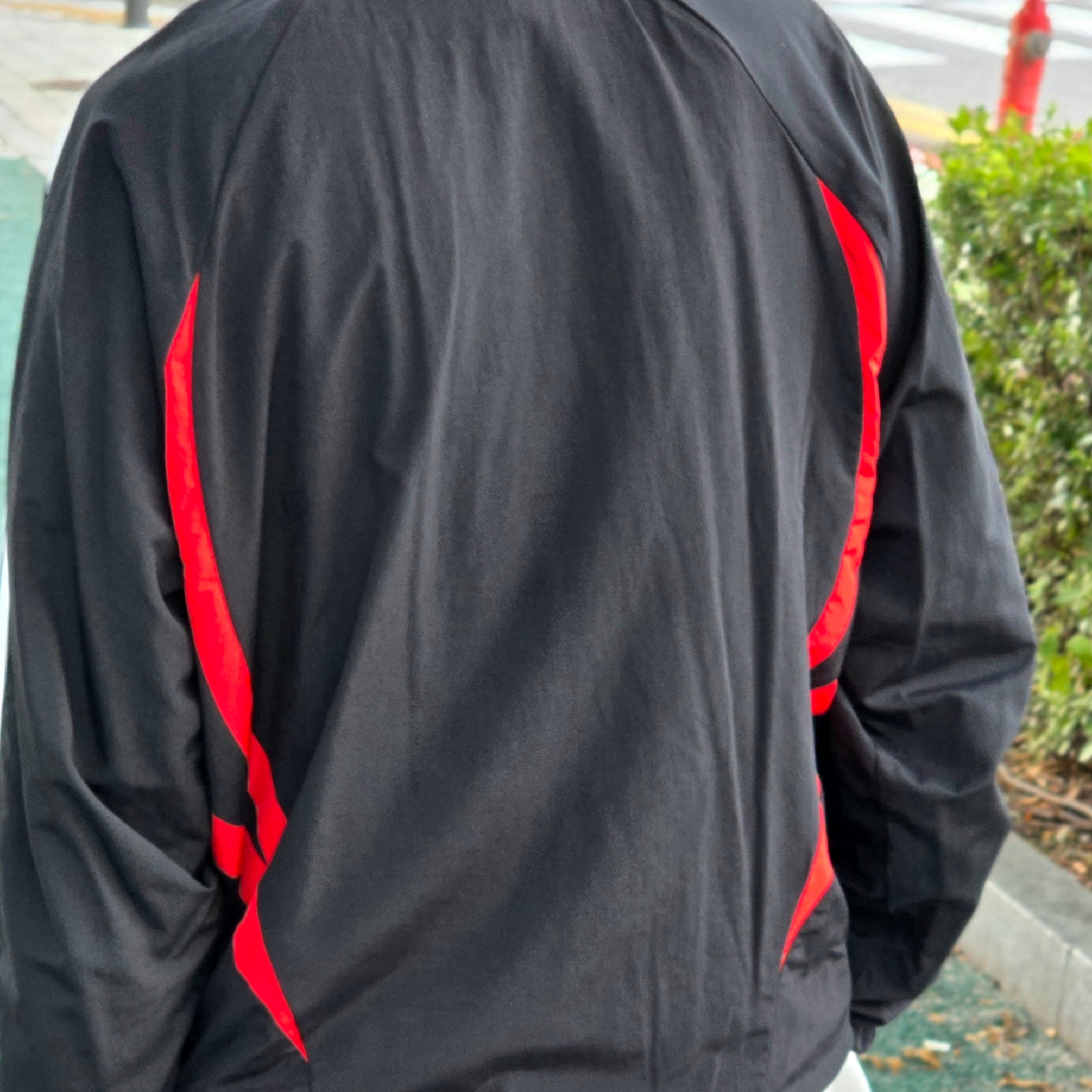 Adidas Archive Track Top Black - KR Sizing 착용 스타일 - 2