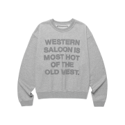 [KREAM 단독] Thevinylhouse Old West Typo Sweatshirt Grey