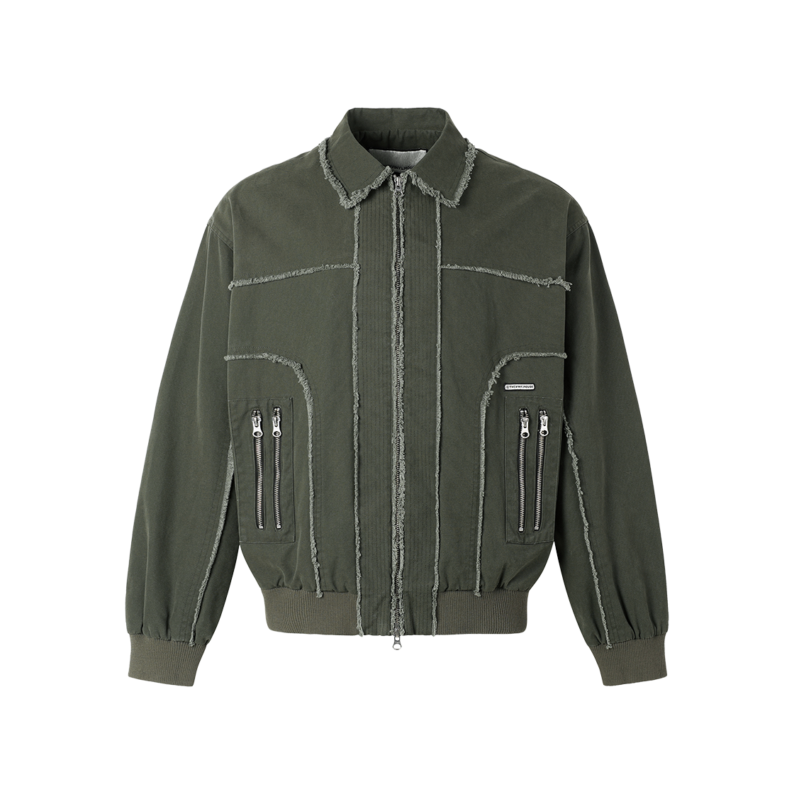 더바이닐하우스 봄버 워크 자켓 카키