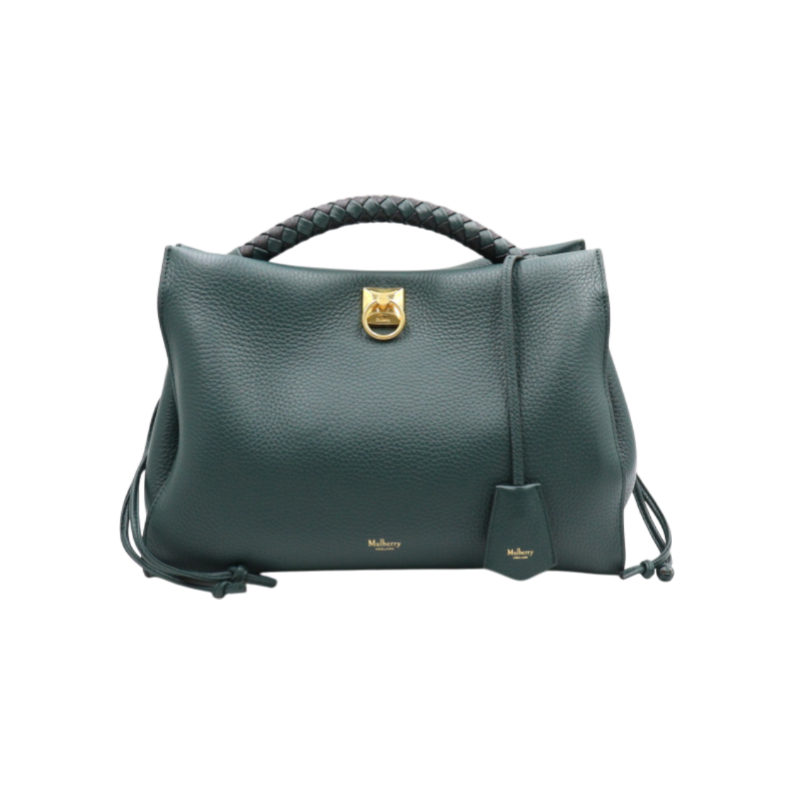 ITFHAC3HIJQA Mulberry Green Leather Iris Tote Bag
