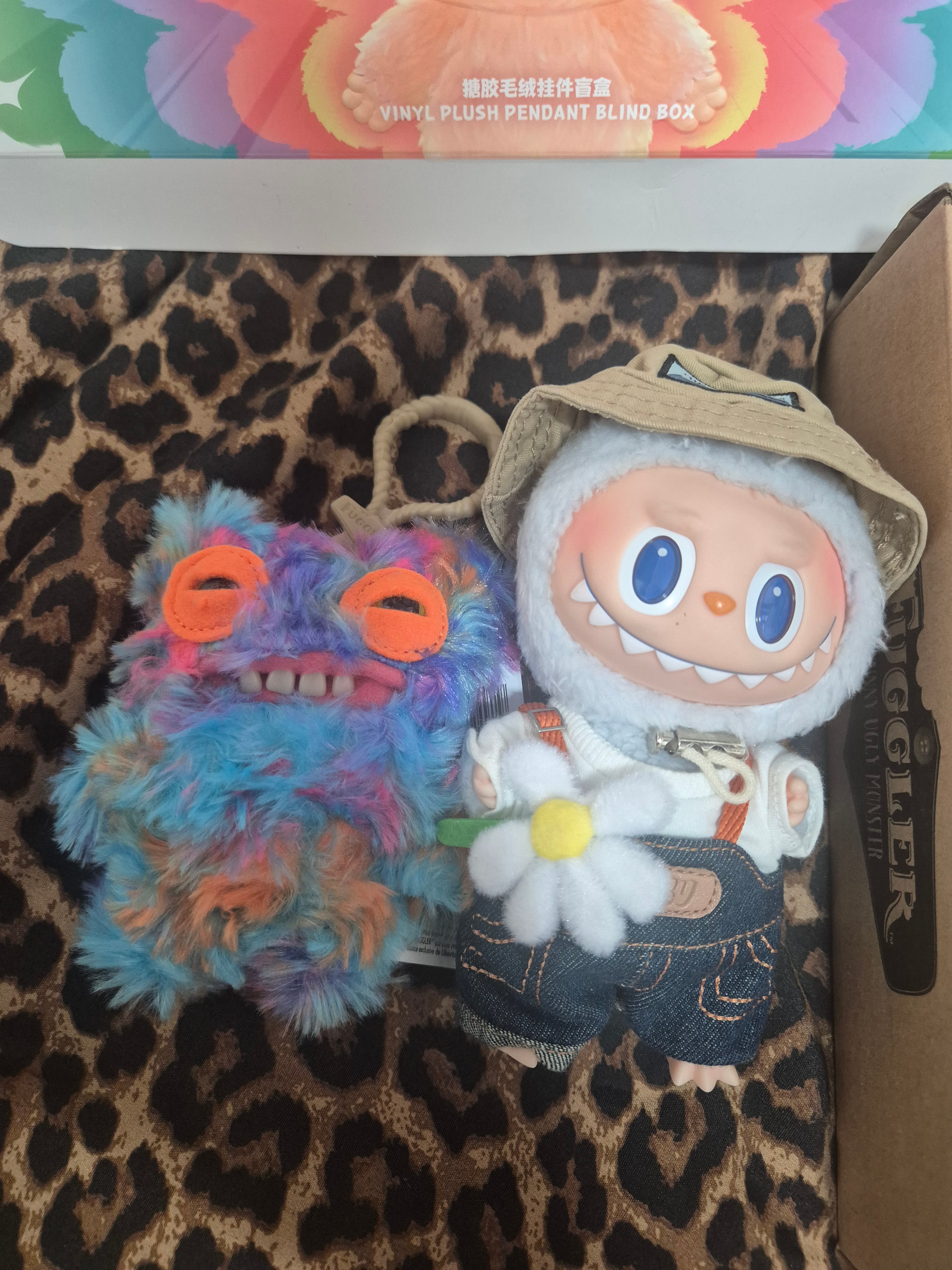 Fuggler Button Keyring Mix, Pop Mart Fall In Wild Labubu Series Toy Keyring 착용 스타일 - 2