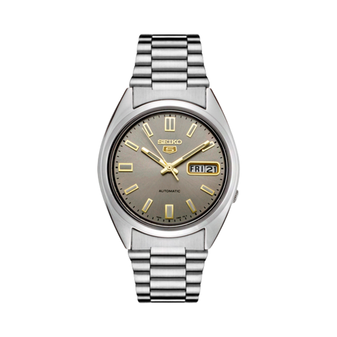 세이코 5 SNXS75K1 38mm 스테인리스 스틸 실버(Seiko 5 SNXS75K1 38mm Stainless Steel Silver)