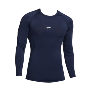 Nike Pro Dri-Fit Tight Long Sleeve Fitness Top Obsidian White - Asia