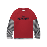 Thevinylhouse 96 Layered LS Tee Red
