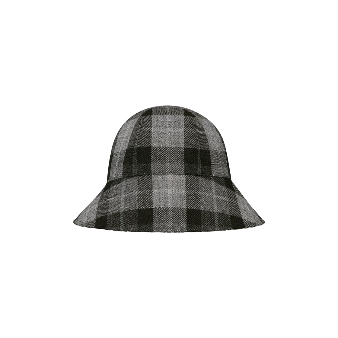 CPT9015IDT-C880 (W) Dior D-Tulipe Check Cloche Grey