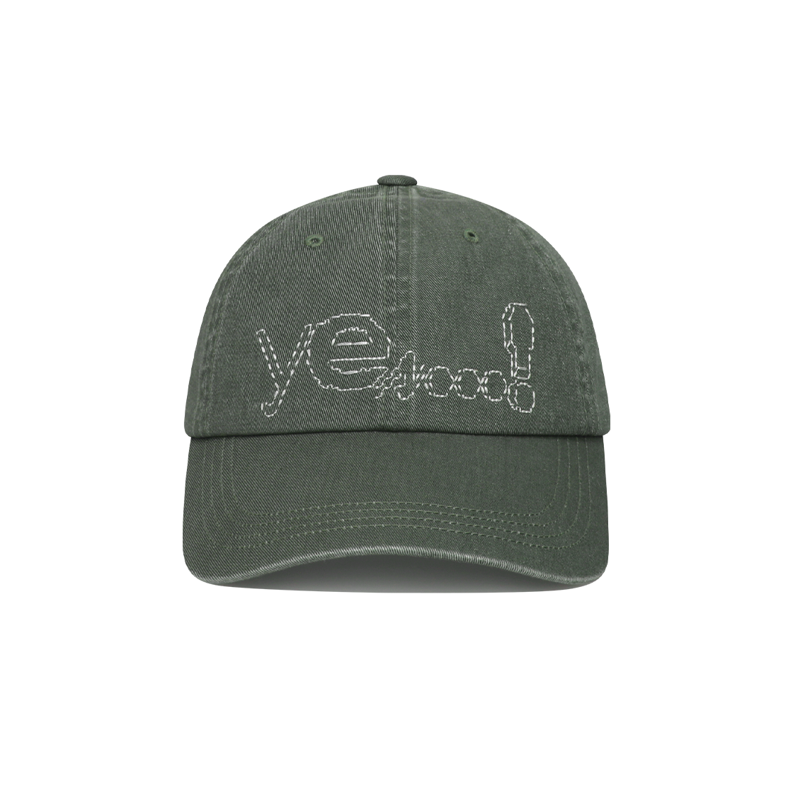 예스아이씨 예스 도트 로고 캡 그레이(YESEYESEE Y.E.S Dotted Logo Cap Grey) - 3
