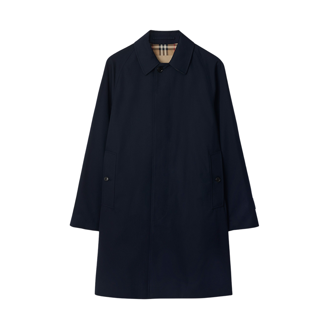 버버리 미드 렝스 캠든 헤리티지 카 코트 콜 블루(Burberry Mid-Length Camden Heritage Car Coat Coal Blue) - 1