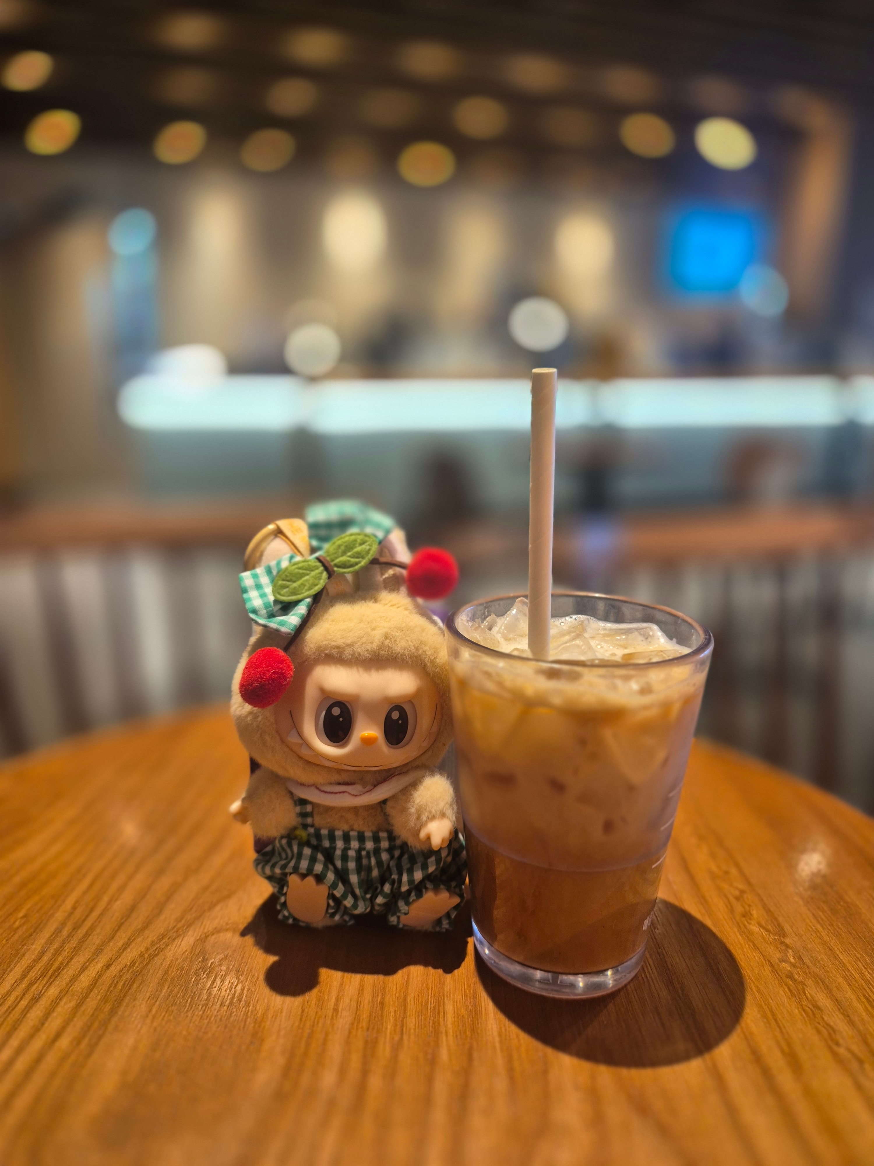 Pop Mart Labubu Let's Play Together Doll Series Baba Keyring (Opened Case) 착용 스타일