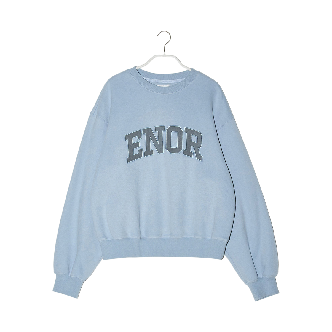 엔오르 [코어] 우먼 엔오르 코어 스웻셔츠 라이트 블루(Enor [Core] Women Enor Core Sweatshirt Light Blue)