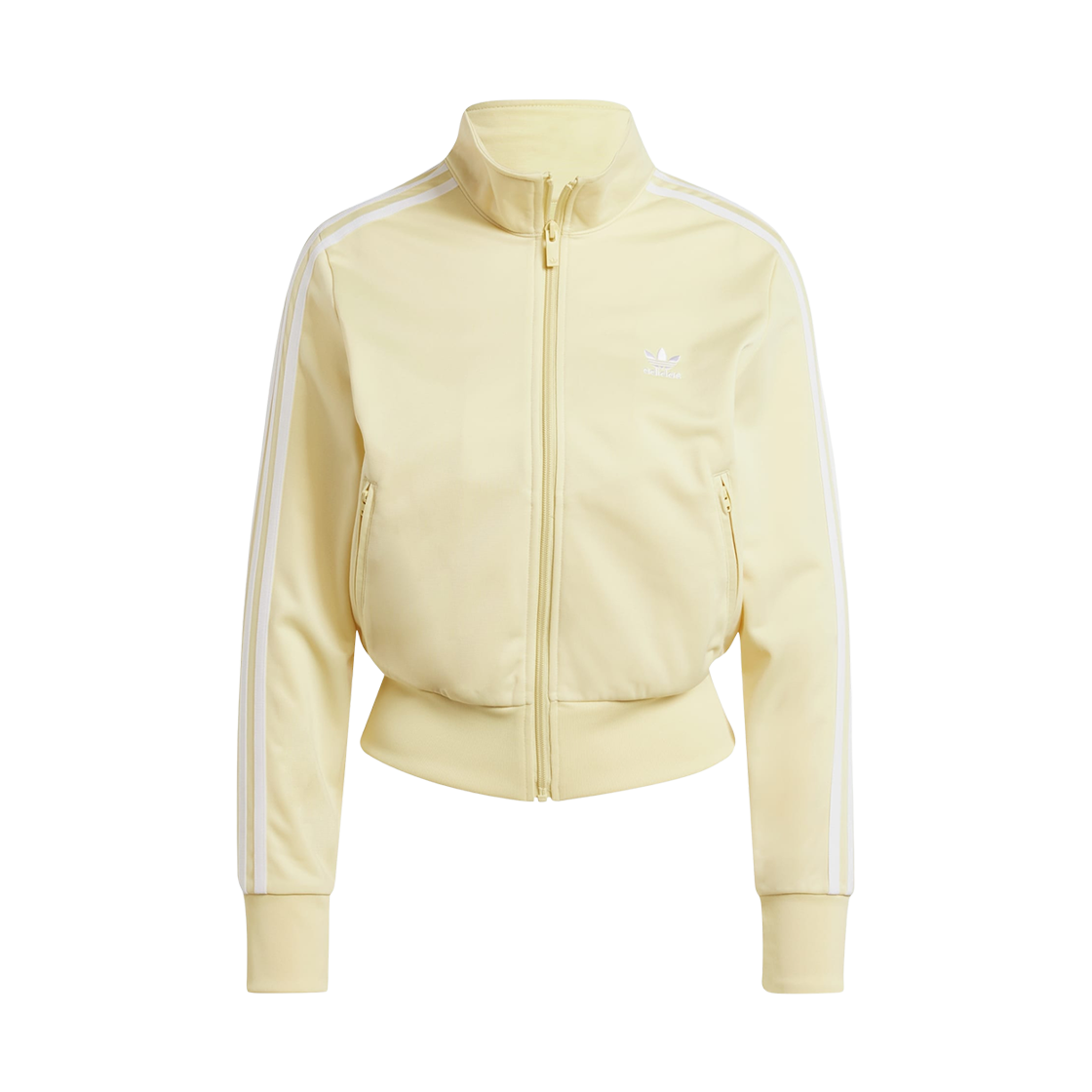 (W) 아디다스 아디컬러 클래식 파이어버드 트랙 탑 파우더 옐로우 - KR 사이즈((W) Adidas Adicolor Classics Firebird Track Top Powder Yellow - KR Sizing) - 1