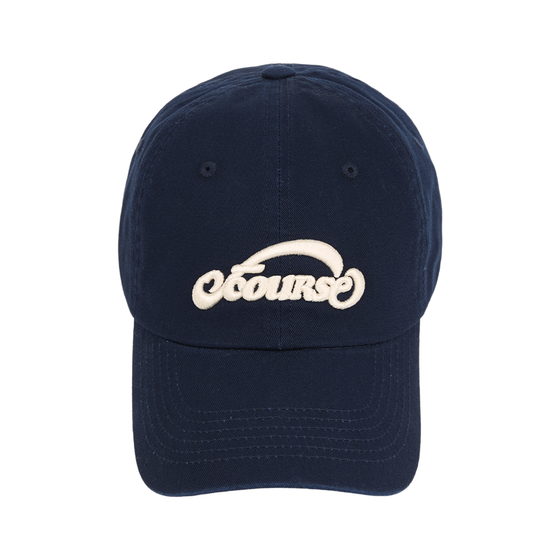 오브콜스와이낫 선데이 모닝 베이직 캡_네이비(ofcoursewhynot Sunday Morning Basic Cap_Navy)