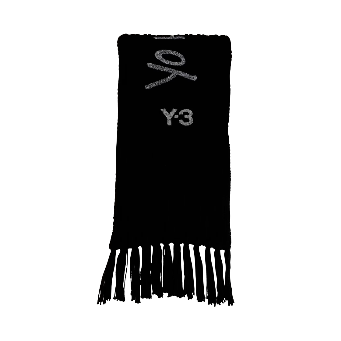 Y-3 오버사이즈드 청키 니트 스카프 블랙(Y-3 Oversized Chunky Knit Scarf Black)