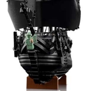 Lego Icons Captain Jack Sparrow's Pirate Ship 착용 스타일 - 2