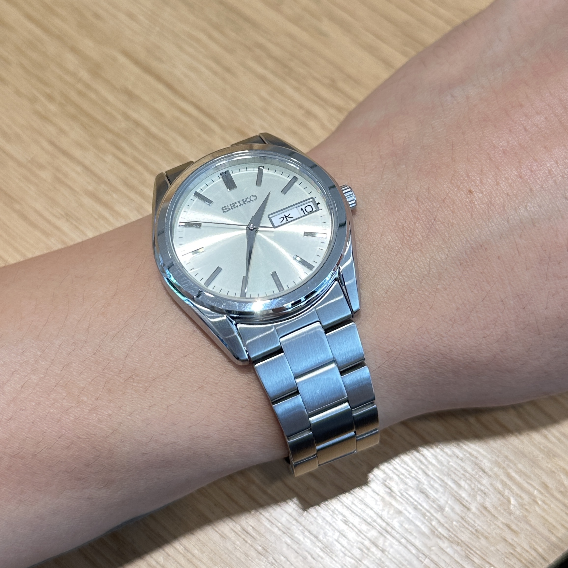 Seiko SBTH007 Silver 착용 스타일