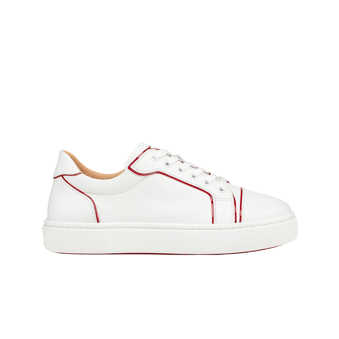 (W) 크리스찬 루부탱 카프 레더 비에리시마 비앙코 루비((W) Christian Louboutin Calf Leather Vieirissima Bianco Loubi)