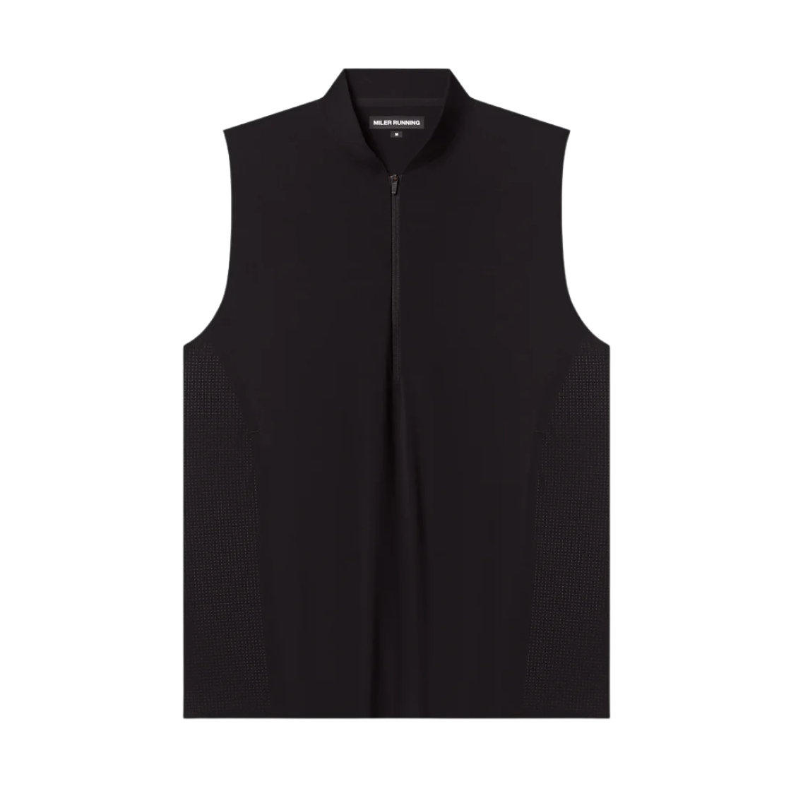 마일러 러닝 더트 러닝 1/2 집 탱크 블랙(Miler Running Dirt Running 1/2 Zip Tank Black)