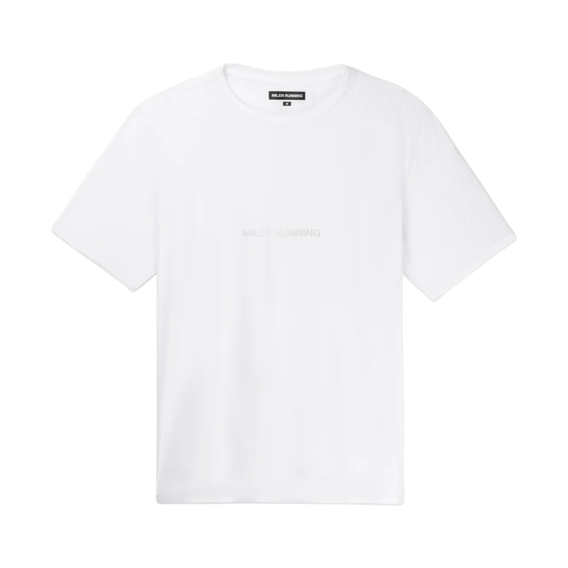 마일러 러닝 베이스 러닝 숏슬리브 티셔츠 화이트(Miler Running Base Running SS T-Shirt White)
