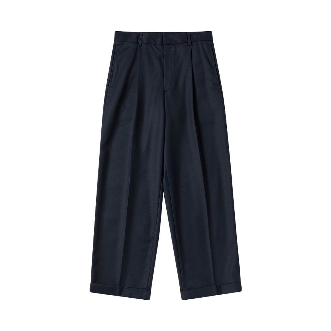 엔 아카이브 소프트 개버딘 이지 테일러드 울 팬츠 네이비(N ARCHIVE Soft Gabardine Easy Tailored Wool Pants Navy)