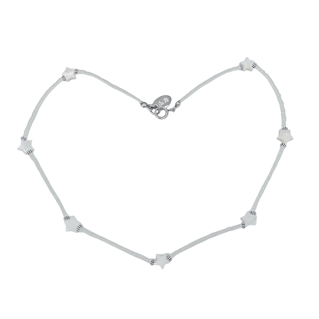 SLN532 SANLI Clear 7 Star Necklace