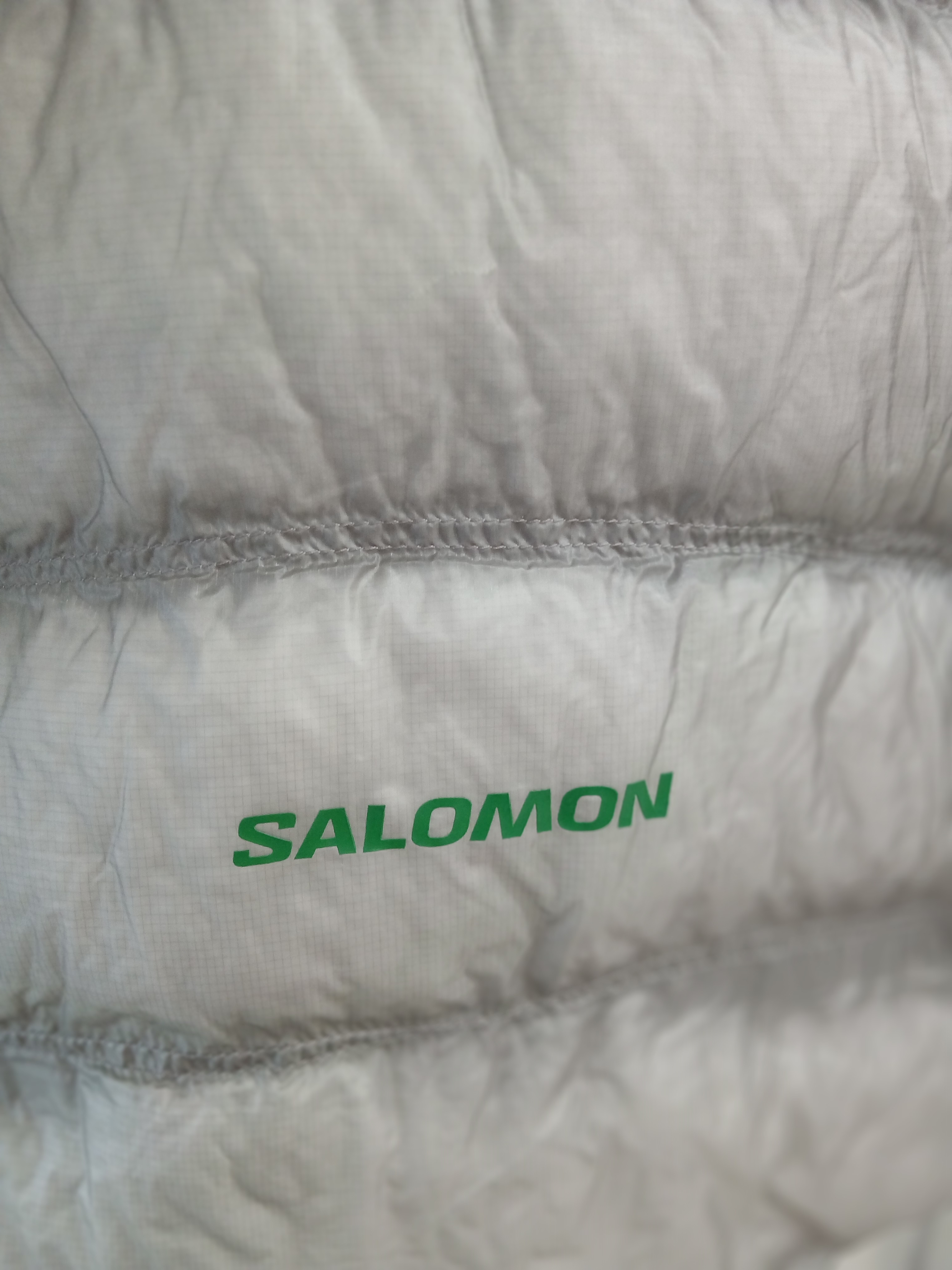 Salomon UNI Cross Insulation Jacket Light Grey 착용 스타일 - 5