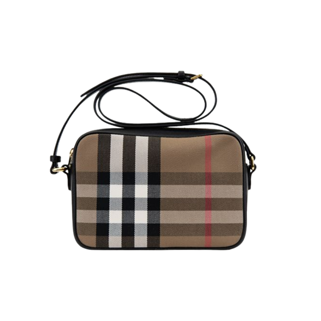 8084027 Burberry Nova Check Camera Bag Black